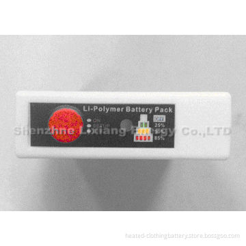Li-polymer Led Display Heated Vest Battery For Motorcycle Vests